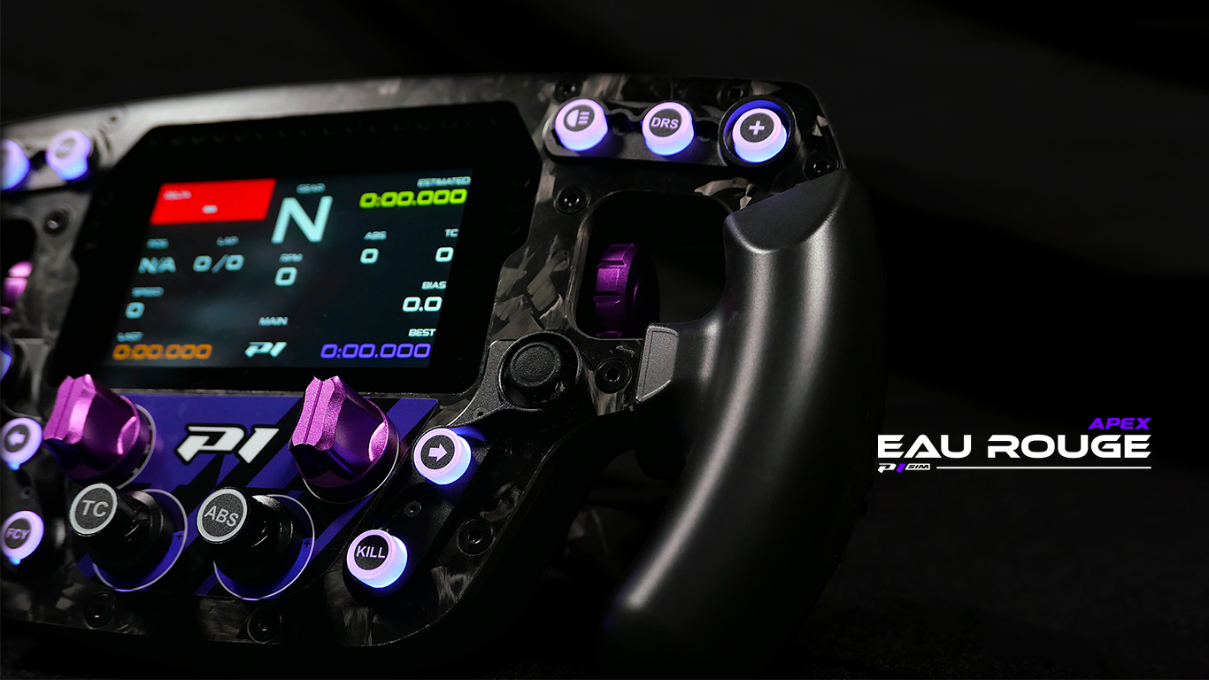 P1Sim Eau Rouge Apex Steering Wheel